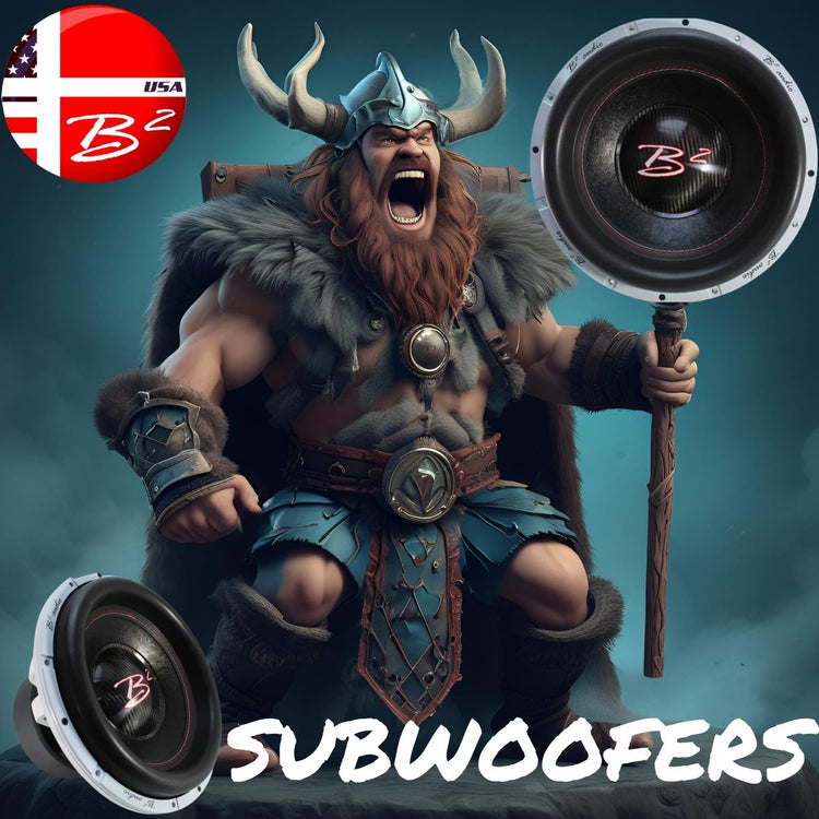 B2 Audio RAGE Series subwoofers – high-power bass speakers for deep, accurate low frequencies and SPL competition.
