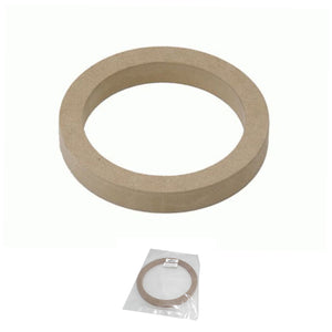 10" MDF Speaker Spacer Rings 0.75" Depth Car Audio Installation Accessories