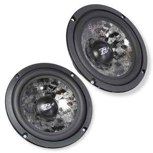 B2 Audio RIOT Series V2 6.5" 100 Watt RMS 4-Ohm Component Set With 1" Wide Band Tweeter & Crossover RIOT61