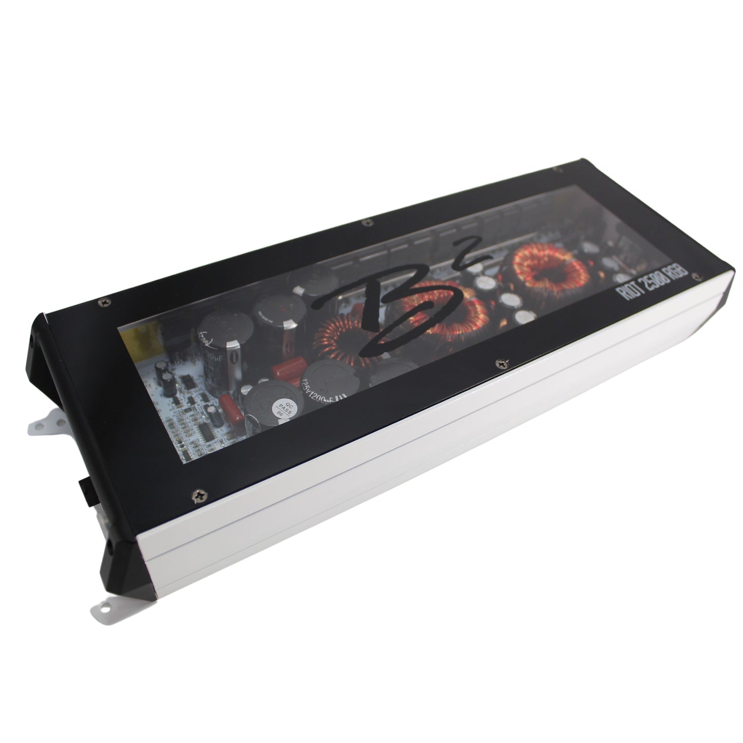 B2 Audio RIOT Mono 2.5K 2500 Watt 1-Ohm Class D Subwoofer Amplifier w/ RGB LED Illumination