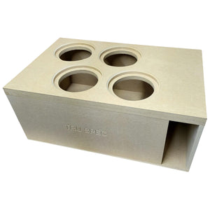 Tru Spec Back Vented Prefab Four Up Port 8" Subwoofer Enclosure