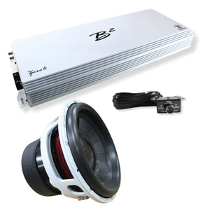 B2 Audio ZERO 6000W Mono Amplifier + Rampage Elite 18" Subwoofer B2-Z6-COMBO11