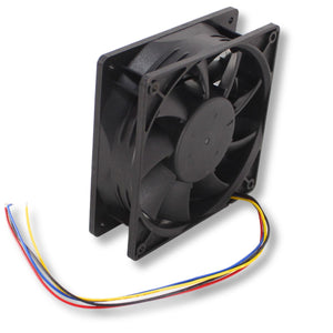 12 Volt 2.0A 4.7" Square High-Speed Cooling Fan 50CFM Waterproof Quiet Operation