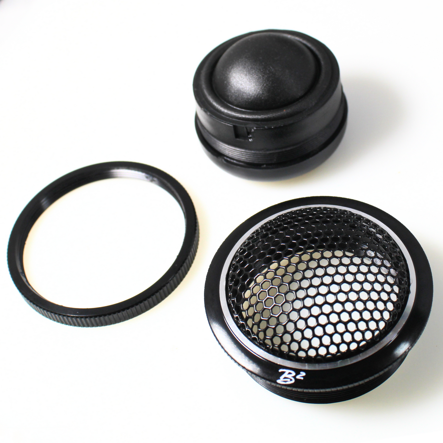 B2 Audio Pair of Mani Series 1.5" 15 Watts RMS 4 Ohms Flush Mount Sound Quality Tweeters