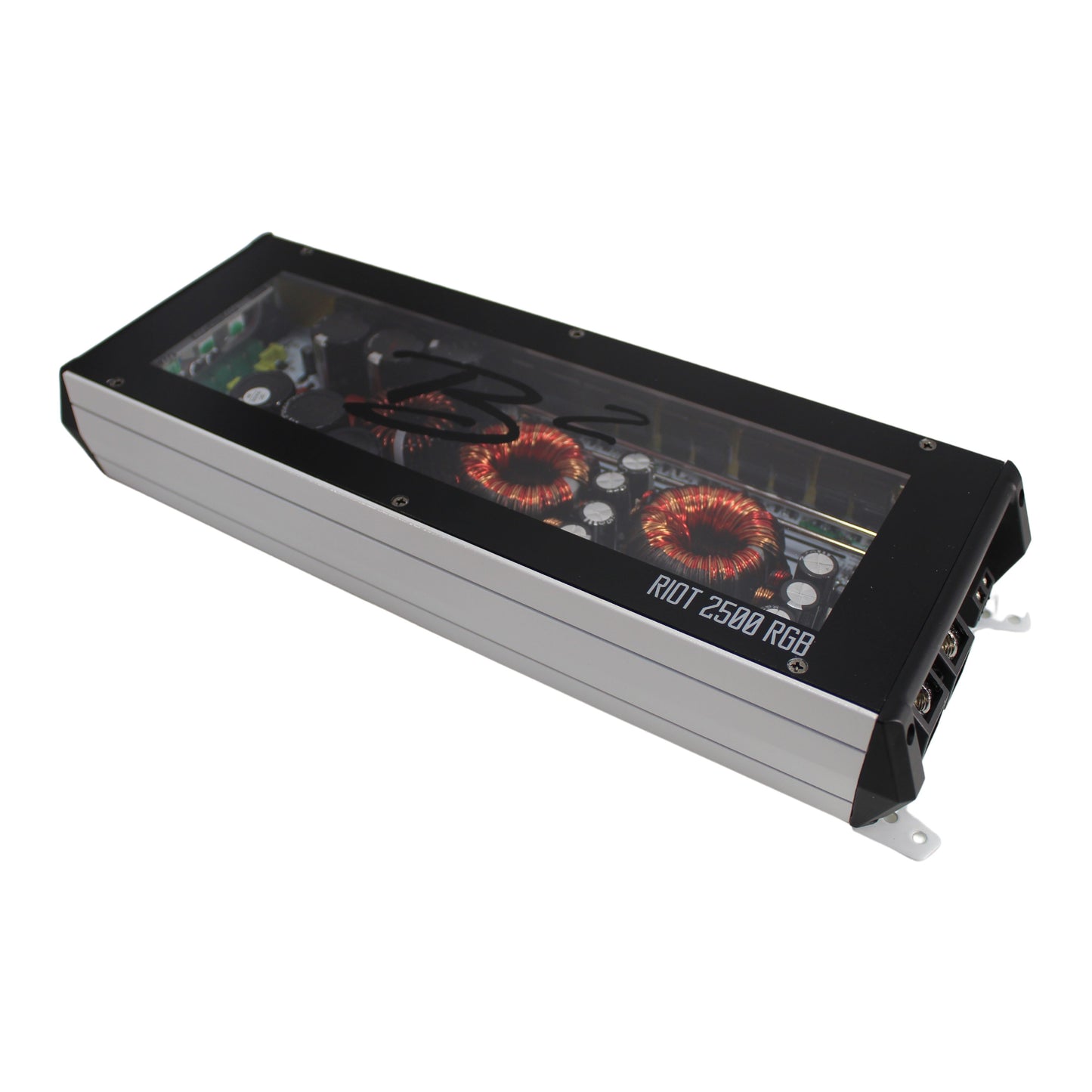 B2 Audio RIOT Mono 2.5K 2500 Watt 1-Ohm Class D Subwoofer Amplifier w/ RGB LED Illumination