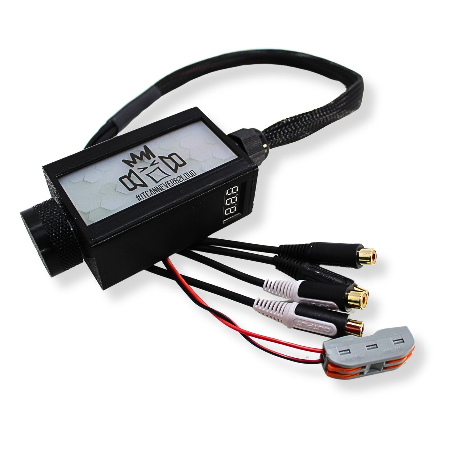 B2 Audio RIOT GUY LED Bluetooth 30" RCA Bass Knob & Volt Meter BASSKNOB-LED