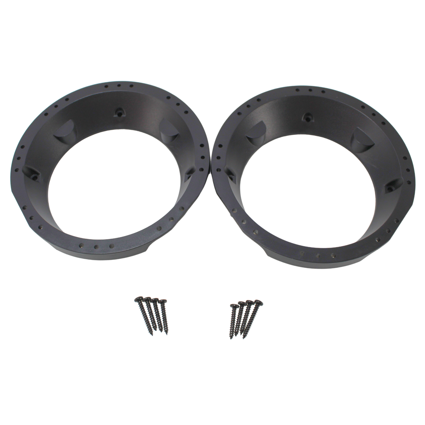 6.5" to 6.75" Harley Davidson Speaker Adapter Spacer Ring Pair for Installation