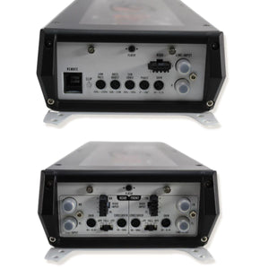 B2 Audio Full Car Audio Package DVPE212 Loaded Enclosure w/ RGB Amplifiers w/ 6.5" Speakers