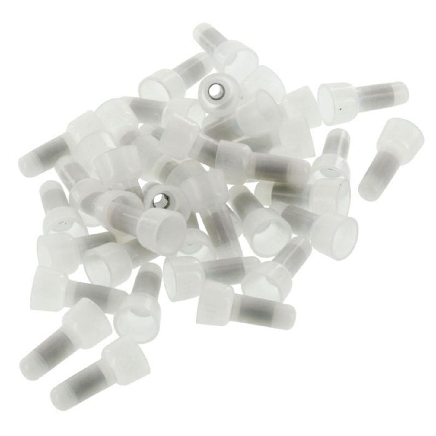 100 Pack 12 to 10 AWG Nylon Long Neck Crimp Cap Wire Connectors CC1210