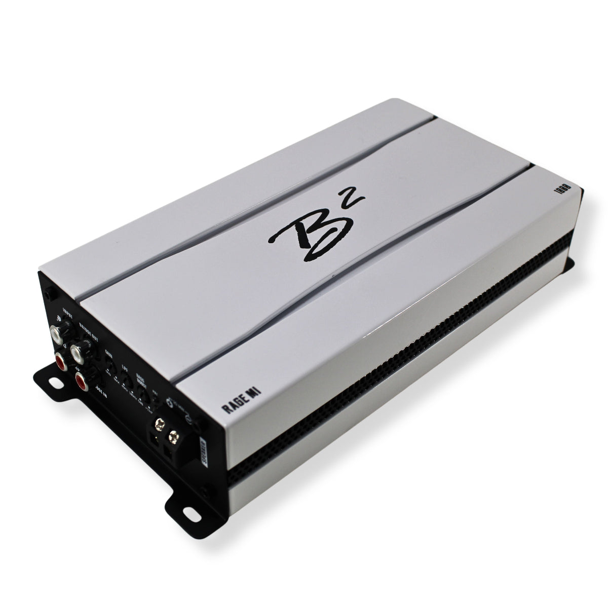B2-RAGE-MI-1000 Amplifier View of the side front.