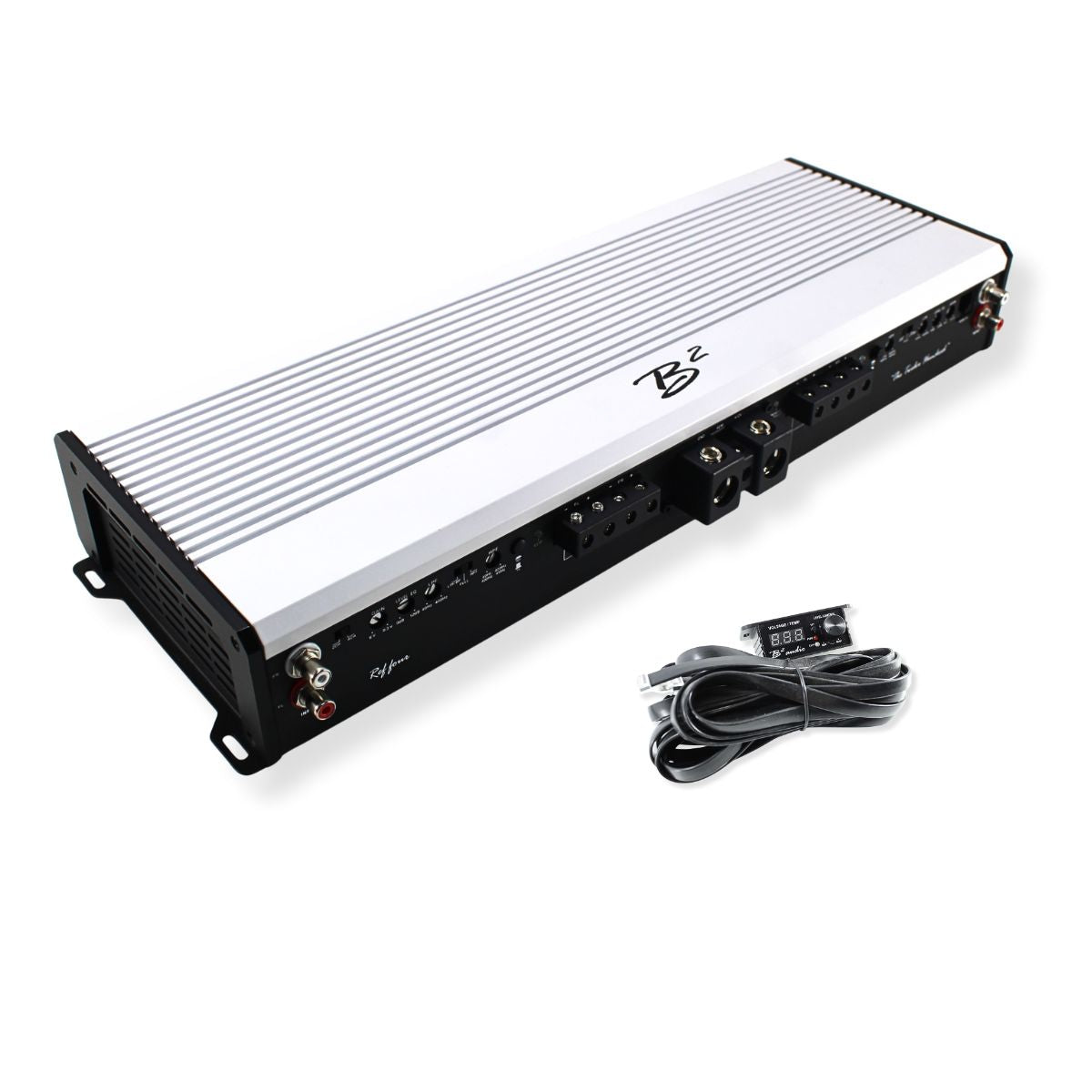 B2 REF FOUR delivers 1200W RMS, SQ clarity, 4CH Class A/B power, and pro tuning features for high-end car audio systems. Compact and powerful. Amplifier & Bass Knob