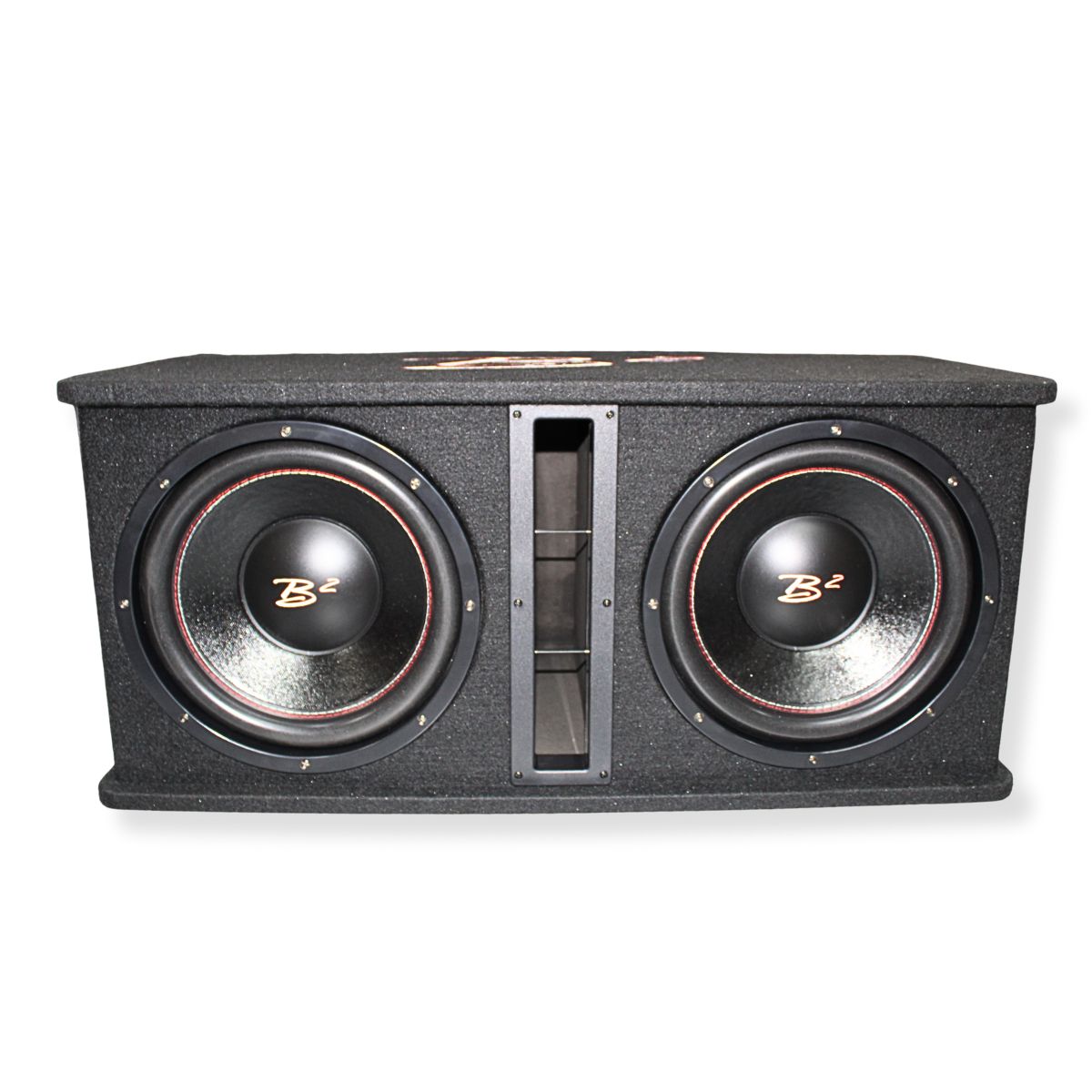 B2 Audio Dual 12" 1000W RMS Dual 2 Ohm Vented Loaded Subwoofer Enclosure DVPE212