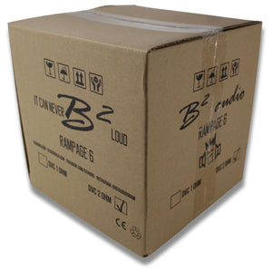 B2 Audio RAMPAGE Competition Series 6.5" 1000 Watt RMS Carbon Fiber  Dual 1-Ohm 2" Voice Coil Subwoofer