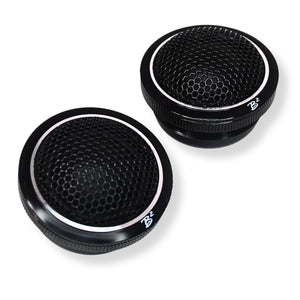 B2 Audio Pair of Mani Series 1.5" 15 Watts RMS 4 Ohms Flush Mount Sound Quality Tweeters