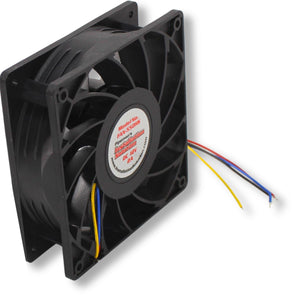 12 Volt 2.0A 4.7" Square High-Speed Cooling Fan 50CFM Waterproof Quiet Operation