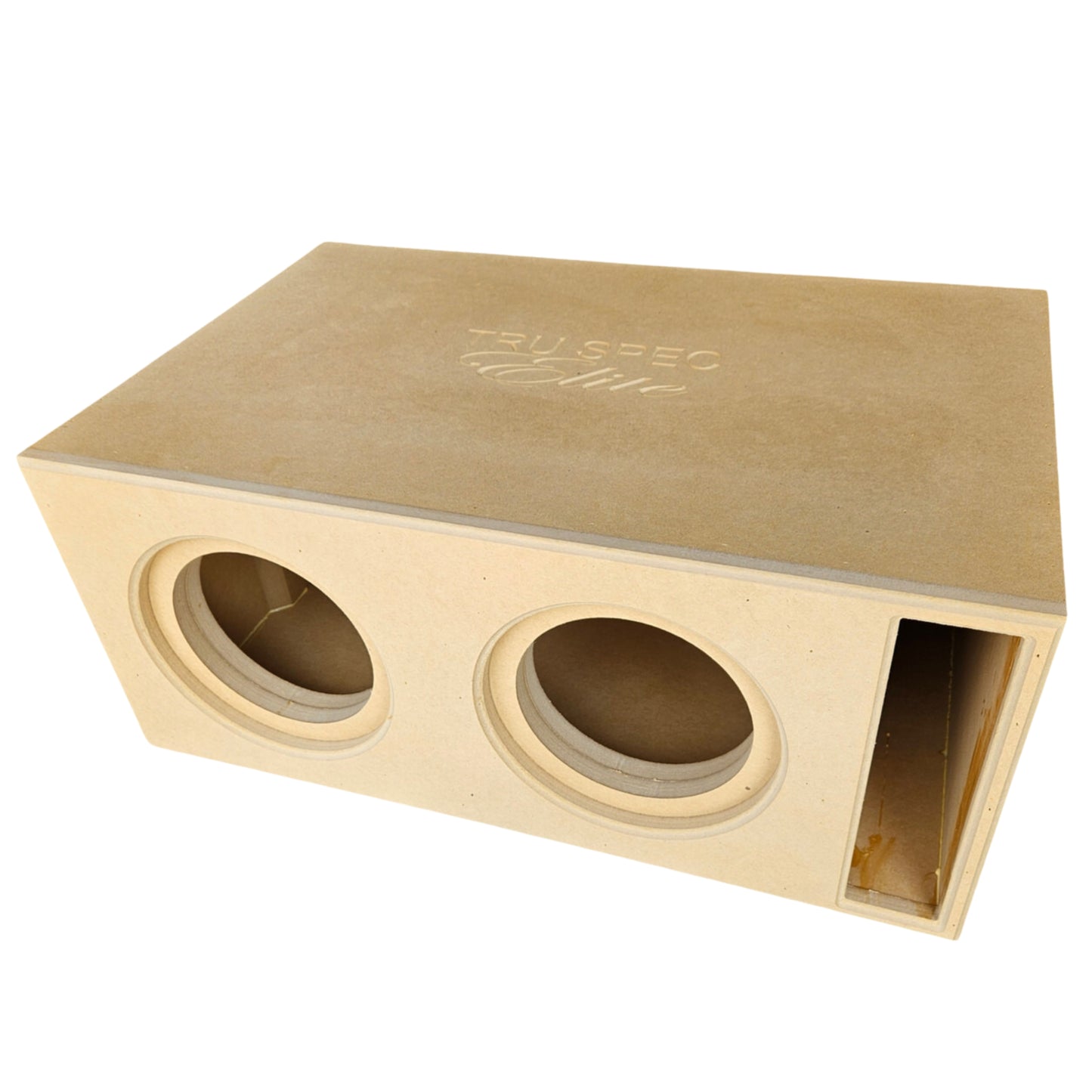 Tru Spec Elite Dual 8" Subwoofer Enclosure with Triple Flush Baffle 32Hz Tuning