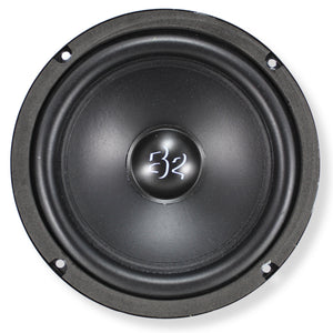 B2 Audio RIOT Series  6.5" 100 Watt RMS 4-Ohm Component Set With 1" Wide Band Tweeter & Crossover RIOT61