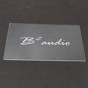 Engraved Acrylic B2 Audio Logo Lid for Dual RIOT 2.5"  3D Boxes