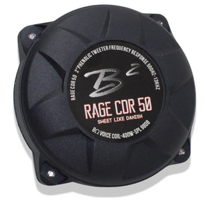 B2 Audio RAGE Compression Driver 200W RMS 8-Ohm 1" Throat Twist-On 2" VC