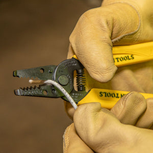 Heavy Duty 10–18 AWG Wire Stripper Cutter | Compact Tool for Car Audio & Electrical