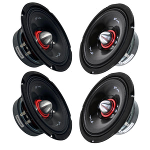 B2 Audio Audio System Combo RAGE800.4 Amp w/2 RIOT6P Speaker Sets