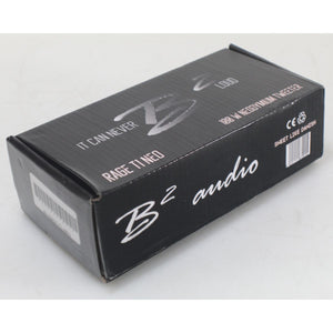 B2 Audio 100 Watt RMS 4-Ohm 3.5" Pair of RAGE T1 Neodymium OD Tweeters OPEN BOX