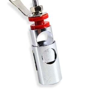 Big Jeff Audio 4 Gauge Tall Speaker Push Terminal Brass/Nickel Plated Red 25 Pack