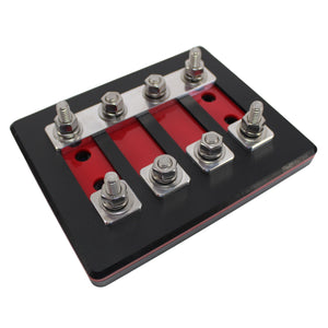 B2 Audio 4 Spot Heavy Duty ANL Fuse Distribution Block w/ Acrylic Cover