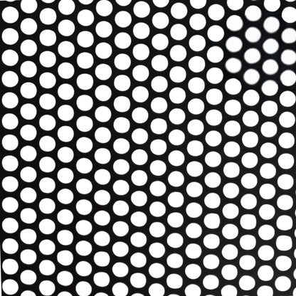2' x 3' x 1.22mm Black Metal Finish Full Mesh Grill Sheet with 5/32" Holes