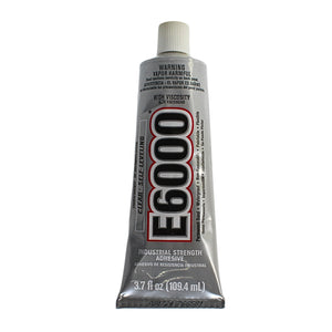 E6000 Industrial Strength Clear Self-Leveling Waterproof Adhesive-3.7 fl oz