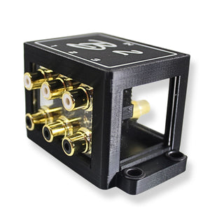 B2 Audio 1-to-3 Pair Cockbox RCA Splitter Distribution Block
