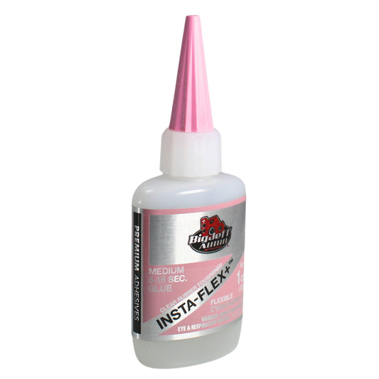 1 oz Insta-Flex+ CA Glue Clear Rubber Toughened Invisible Strong Bond Adhesive