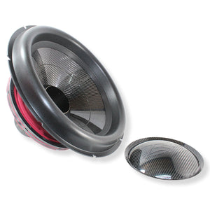 B2 Audio Rampage 18" Re-cone Kit Drop In 1-Ohm 4" Coil Carbon Fiber