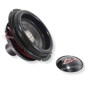 B2 Audio Rampage 8" Re-cone Kit Drop  2-Ohm 3" Coil Carbon Fiber