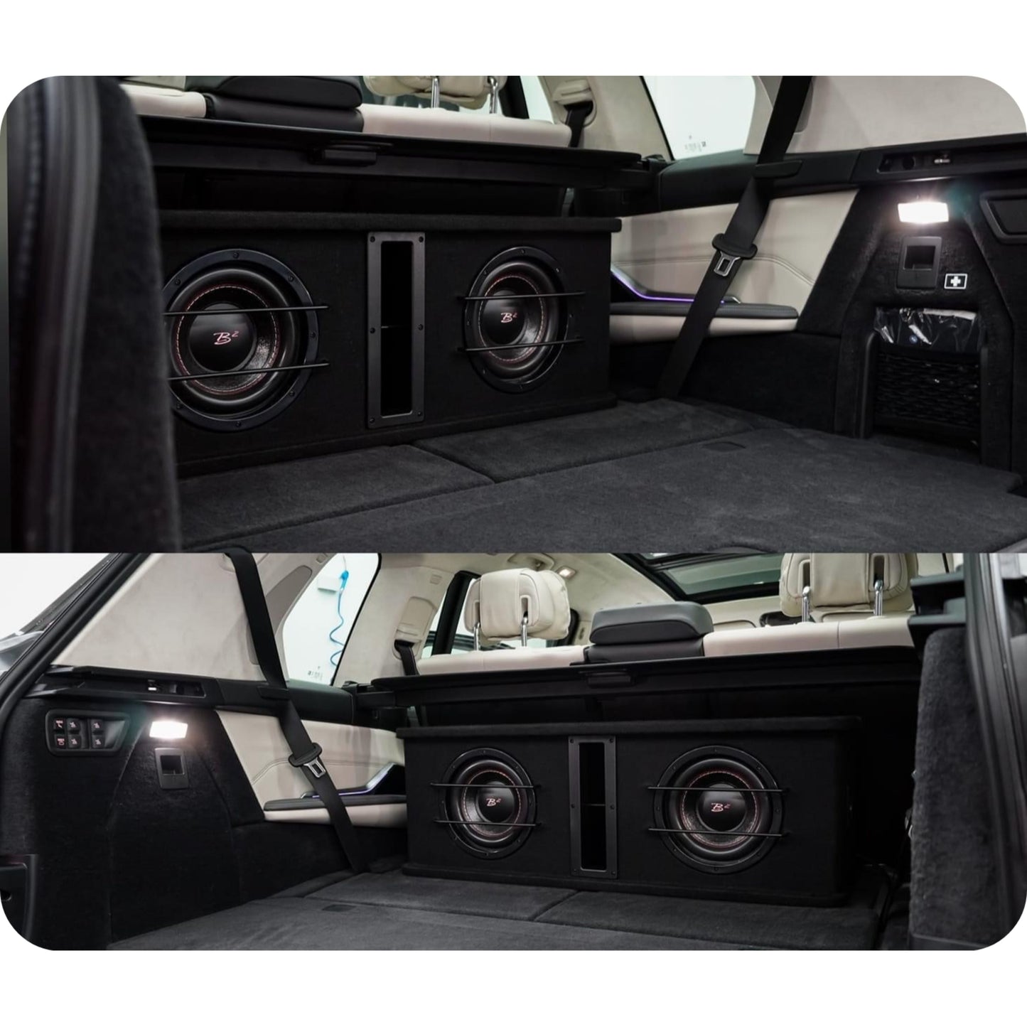 B2 Audio Dual 8" 800W Peak Dual 2 Ohm Vented Loaded Subwoofer Enclosure DVPE28