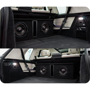 B2 Audio Dual 8" 800W Peak Dual 2 Ohm Loaded Subwoofer Enclosure DVPE28 OPEN BOX