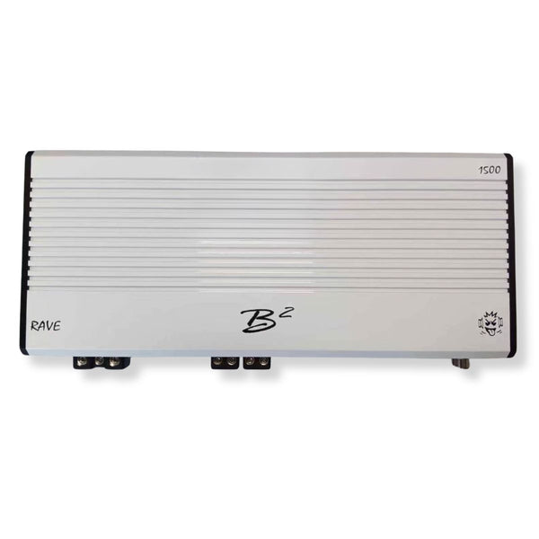 B2 Audio RAVE 1500W RMS 1-Ohm Monoblock Half-Bridge Class D Car Audio Amplifier