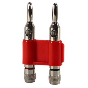 Pair of RCA Banana Plugs Black and Red RCA100-BP for Audio Connections Install Bay