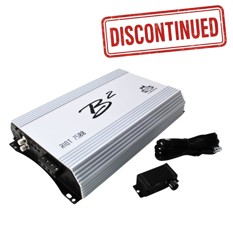 B2 Audio RIOT Series 7500 Watt 1-Channel Full Bridge Class D Amplifier