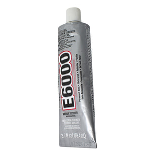 E6000 Industrial Strength Clear Medium Viscosity Waterproof Adhesive- 3.7 fl oz