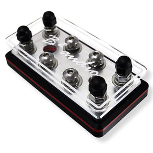 8 Spot Power / Ground 9/32 Terminal Lug Distribution Block - B2 Audio