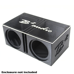 Engraved Acrylic B2 Audio Logo Lid for Dual RIOT 2.5"  3D Boxes