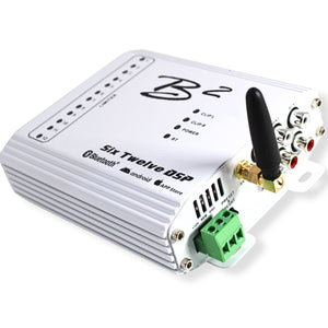 B2 Audio SixTwelve White 12Ch Bluetooth DSP 4V 96kHz with Floating Mount Bracket