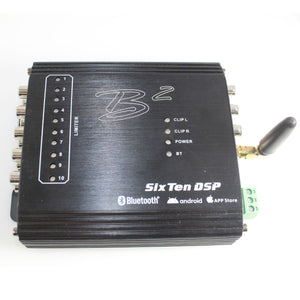 B2 Audio Black 4v 10 CH DSP w/Bluetooth iOS/Android App 96 KHz - 32 Bit OPEN BOX