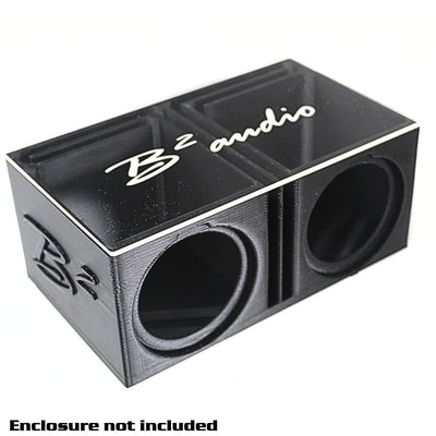 Engraved Acrylic B2 Audio Logo Lid for Dual RIOT 2.5"  3D Boxes