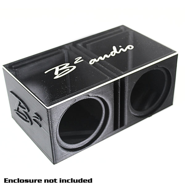 Engraved Acrylic B2 Audio Logo Lid for Dual RIOT 2.5"  3D Boxes
