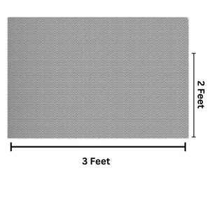 2' x 3' x 1.22mm Black Metal Finish Full Mesh Grill Sheet with 5/32" Holes