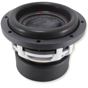 Two RAGE 8" DVC 500W RMS Subwoofer w/Tru Spec Vented Dual 8" Enclosure