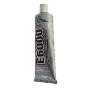 E6000 Industrial Strength Clear Self-Leveling Waterproof Adhesive-3.7 fl oz