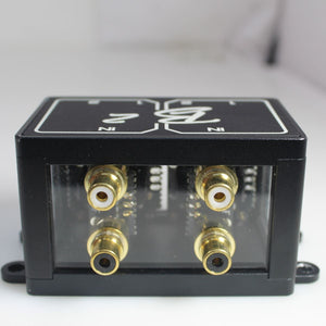 B2 Audio 2-to-4 Pair Cockbox RCA Splitter Distribution Block OPEN BOX